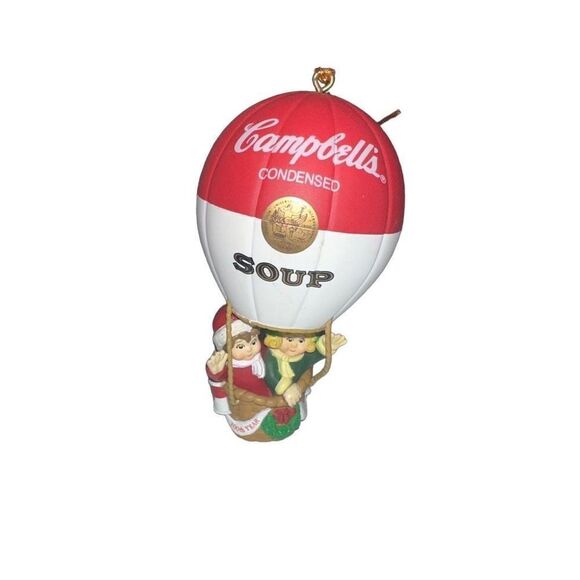 Campbell's Soup 100th Year Anniversary 1997 Collectible Hot Air Balloon Ornament - Picture 3 of 5